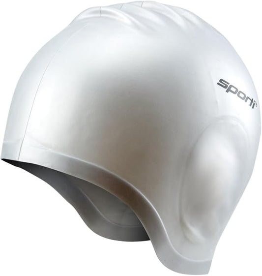 Sporti Silicone Ear Swim Cap-StrideForce Fitness