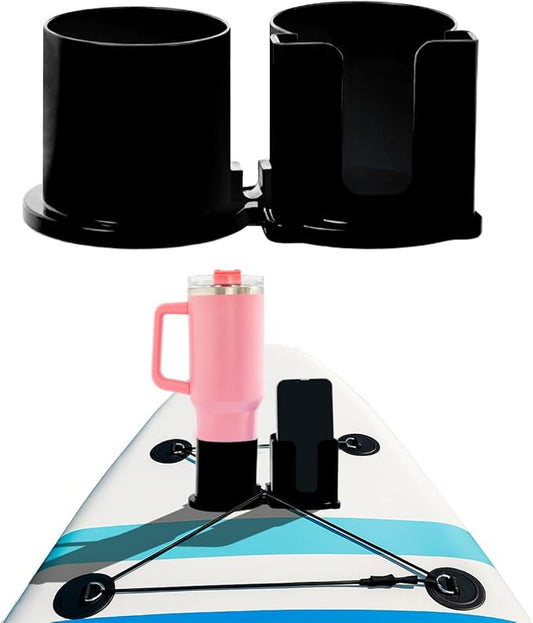 Paddleboard Cup Holder, Kayak Drink Holder for Paddle Board Cup and Phone Holder, Sup Surfboards Canoes Kayak Paddle Board Accessories for Types of Cup Bottle Drink-StrideForce Fitness
