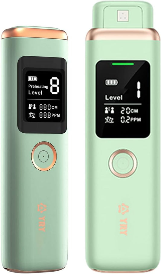 YRY Smart Breath Odor Detector, Portable Halimeter for Bad Breath, Precise MEMS Sensor, 32-bit CPU, Auto Calibration, 30-Day Rechargeable Battery