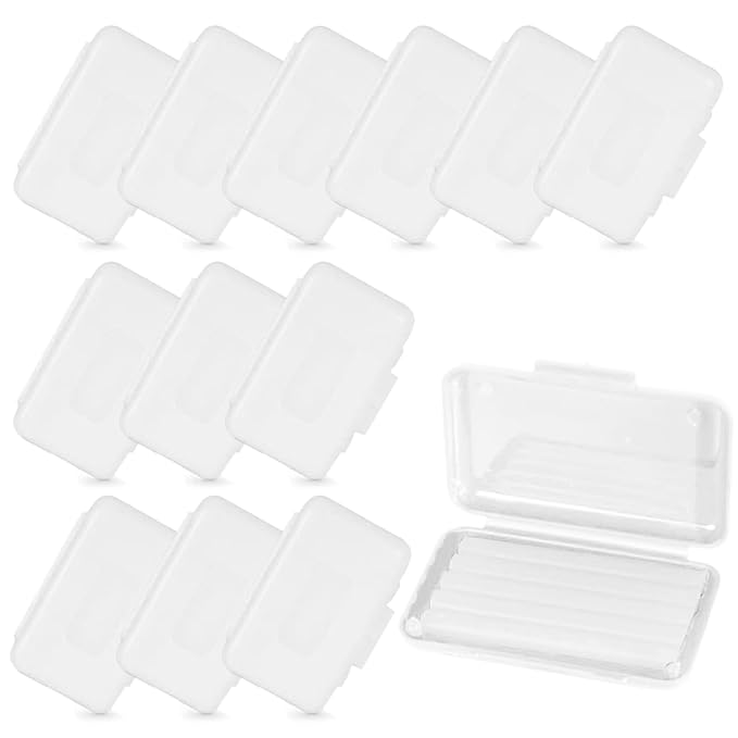 OBTANIM 12 Pack White Braces Wax Dental Care Orthodontic Wax for Braces Wearer