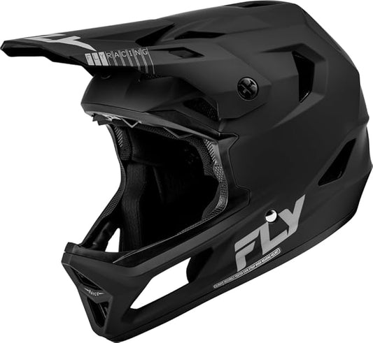 Fly Racing Rayce Full-Face Mountain Bike/BMX Helmet – ASTM F1952 DH Certified, CPSC 1203, CE EN1078, Poly-Alloy Shell, TFV Ventilation, Removable Liner-StrideForce Fitness