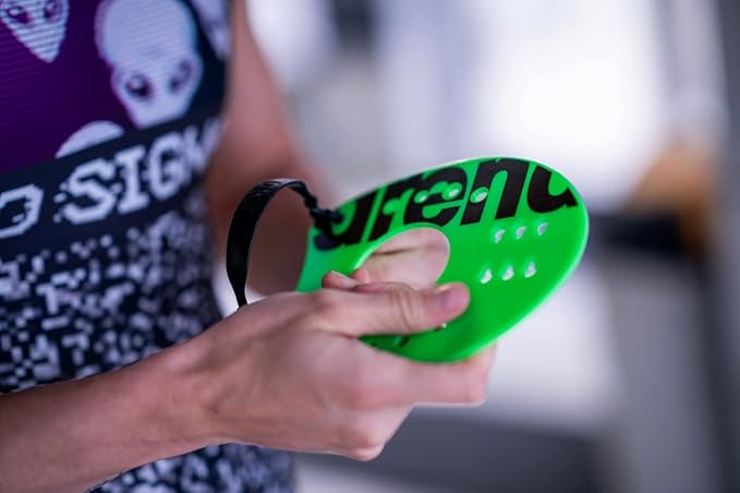 arena Unisex Elite Hand Paddle 2 for Lap Swimming and Technique Training, Swim Equipment for Men and Women, 4 Sizes-StrideForce Fitness