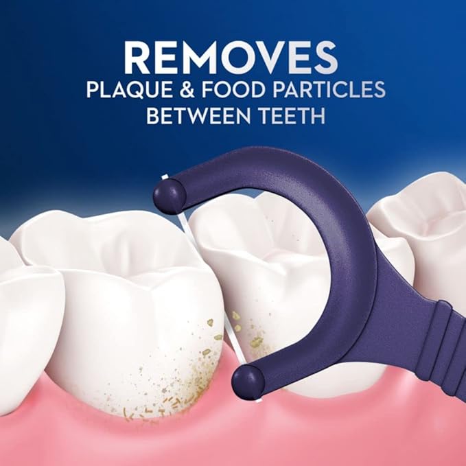 Oral-B Glide 3D White Floss Picks Radiant Mint 75 Count Package