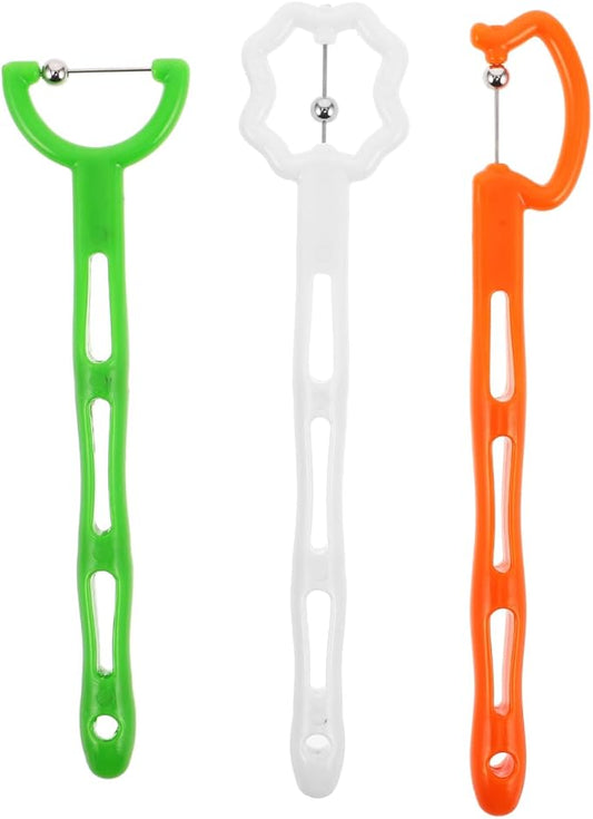 FRCOLOR 3pcs Oral Muscle Trainer Tongue Exerciser for Kids Oral Muscle Trainer and Speech Therapy Tool for Jaw Exercise and Oral Motor Therapy