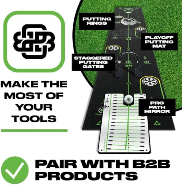 3-Piece Putting Ring Set, Putting Green Indoor Ramp Ring & Hole Reducers for Ultimate Precision Golf Practice, Usabe for Indoor Golf Hitting Mat & Putting Green Outdoor, Golfing Gifts for Men & Women-StrideForce Fitness