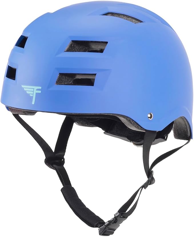 Flybar Bike Helmet- Multi Sport Dual Certified Adjustable Dial, Lightweight Skateboard Helmet, Roller Skating, Pogo, Electric Scooter, Snowboard, Boys and Girls Kids- Adults Helmets-StrideForce Fitness