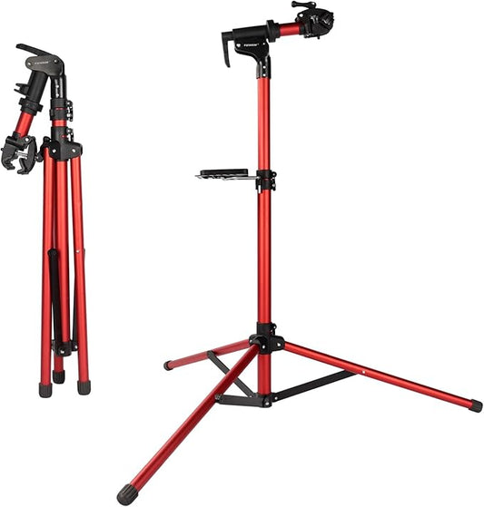 red Bike Repair Stand -three legs-StrideForce Fitness