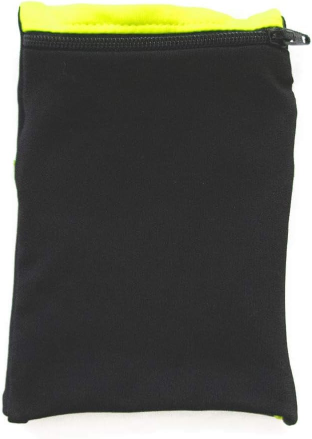 Sprigs Banjees 2 Pocket Wrist Wallet/Wrist Band/Wrist Pocket for Travel, Walking, & Running. Wallet Pouch That Holds Cash, Card, ID's, and More-StrideForce Fitness