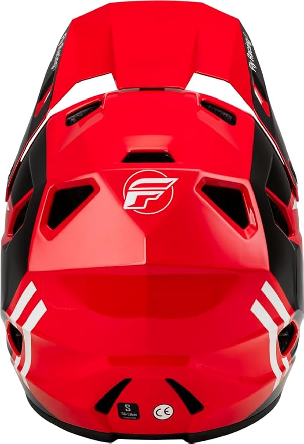 Fly Racing Rayce Full-Face Mountain Bike/BMX Helmet – ASTM F1952 DH Certified, CPSC 1203, CE EN1078, Poly-Alloy Shell, TFV Ventilation, Removable Liner-StrideForce Fitness