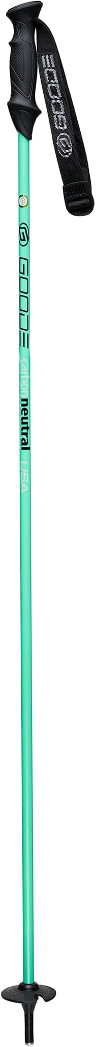 GOODE Carbon Neutral Ski Poles – Ultra-Lightweight & Durable Eco-Friendly Composite – High-Performance Shock Absorbing Downhill Ski Poles for Men & Women - Pair-StrideForce Fitness