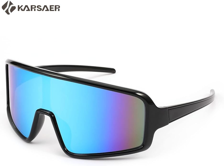 Karsaer Vision Sports Sunglasses Cycling Glasses Baseball Softball Sunglasses Unisex for Adult Youth Kids Boys Girls 8-16-StrideForce Fitness