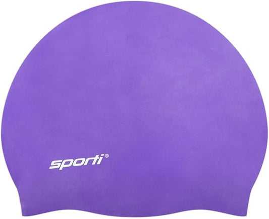 Sporti Silicone Swim Cap for Kids, Unisex Youth Swimming Cap, Protection Bathing Caps for Your Children, Aged 2-10-StrideForce Fitness