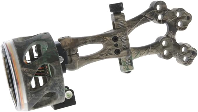 TRUGLO VEROS 5-Pin Durable Ultra-Bright Lightweight Micro-Adjustable Archery Hunting Bow Sight with Decreasing Diameter Pins Design & Large Circular Field of View - for Right & Left-Handed Shooters-StrideForce Fitness