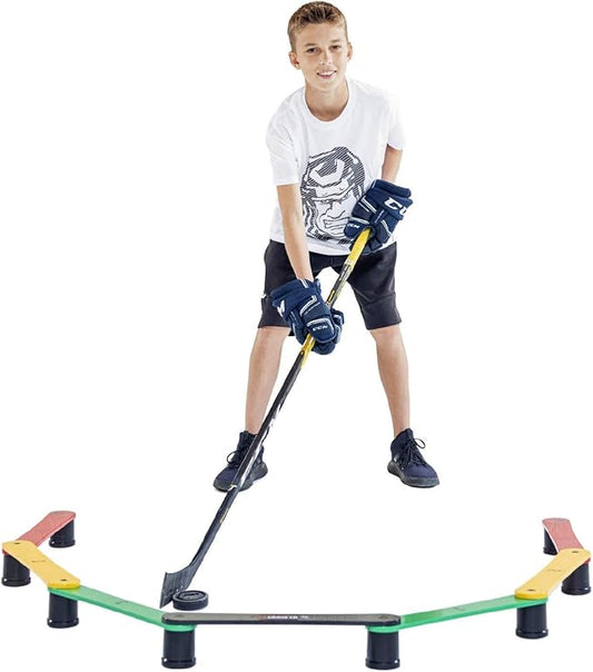 Hockey Revolution Lightweight Stickhandling Training Aid, Equipment for Puck Control, Reaction Time and Coordination-StrideForce Fitness