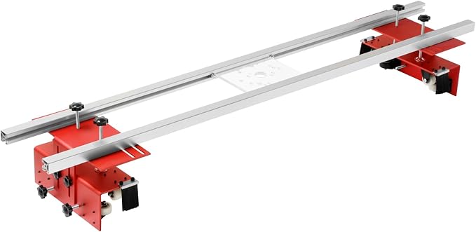 Howaoo Router Sled, Portable and Easy to Adjust Slab Flattening Jig, 60 inches Router Sled for Flattening Slabs, Trimming Planing Machine for Wood Flattening, Home DIY-StrideForce Fitness