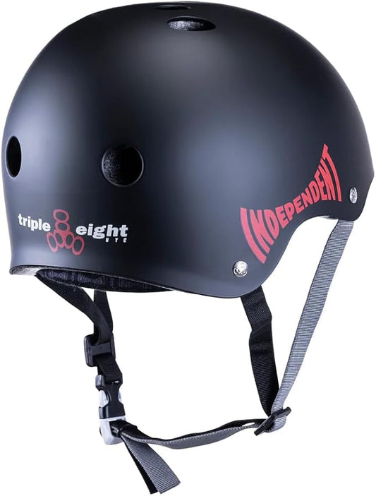 Triple Eight Certified Sweatsaver Helmet for Skateboarding, BMX, Roller Derby, Roller Skating, Inline Skating, Scooter and Bike-StrideForce Fitness