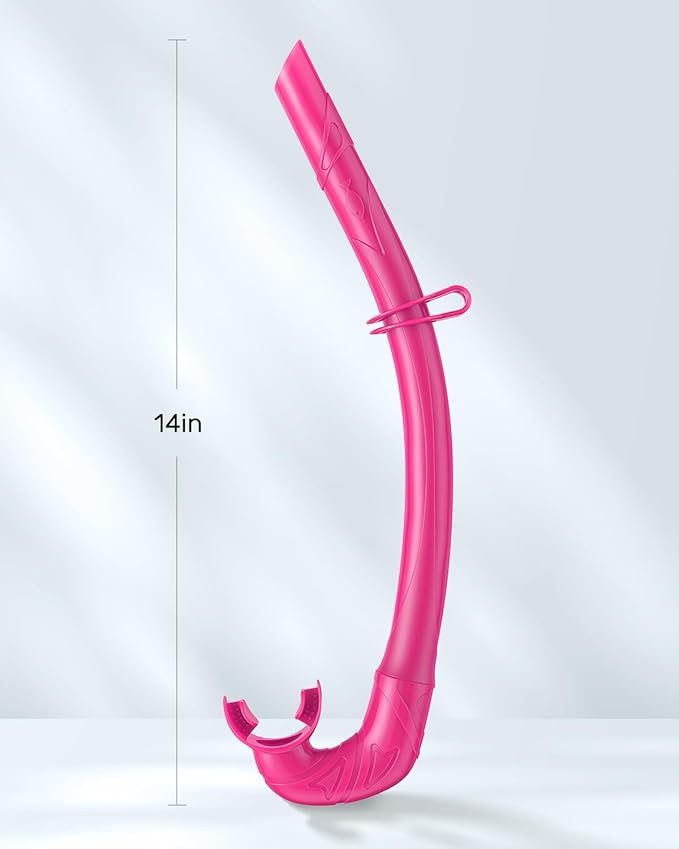 W WSTOO Adults Diving Snorkel Breathing Tube Silicone Flexible Foldable Snorkel Anti-Drop for Freediving Swim Training,Diving and Scuba Diving,Easy to Carry for Travel-StrideForce Fitness