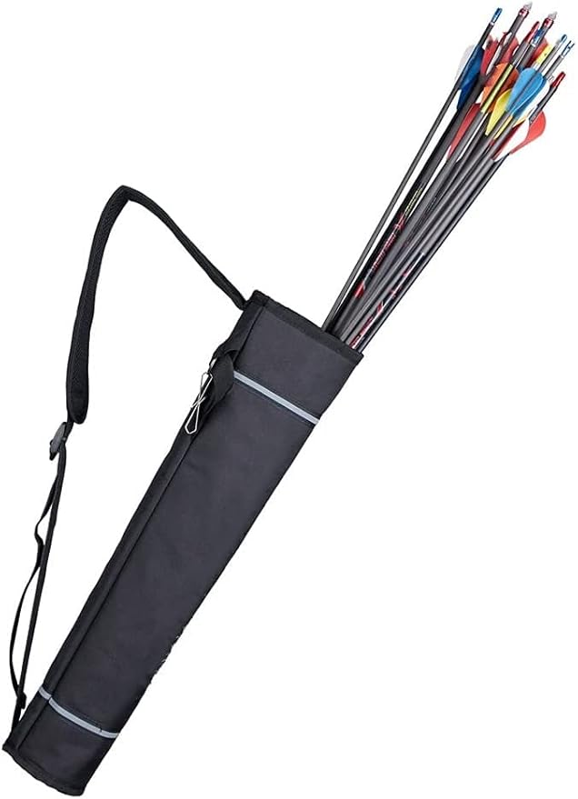 Archery Arrow Quiver, Backpack and Hip Dual-Use Style,Large Capacity Arrow Backpack Bag Recurve Bow Practice Target Nylon Arrow Bag Quiver-StrideForce Fitness