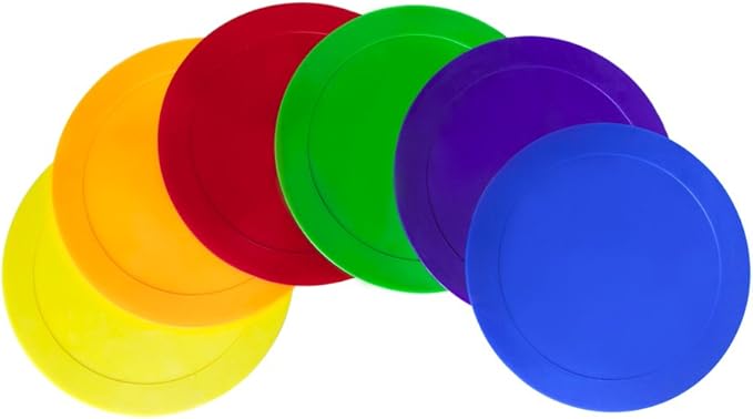 9 Inch Poly Vinyl Spot Markers-StrideForce Fitness