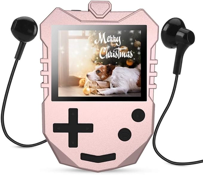 AGPTEK MP3 Player for Kids, Portable 8GB Music Player with Built-in Speaker, FM Radio, Voice Recorder, Expandable Up to 128GB, Rose Gold,K1-StrideForce Fitness