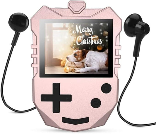 AGPTEK MP3 Player for Kids, Portable 8GB Music Player with Built-in Speaker, FM Radio, Voice Recorder, Expandable Up to 128GB, Rose Gold,K1-StrideForce Fitness