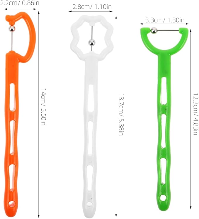 FRCOLOR 3pcs Oral Muscle Trainer Tongue Exerciser for Kids Oral Muscle Trainer and Speech Therapy Tool for Jaw Exercise and Oral Motor Therapy