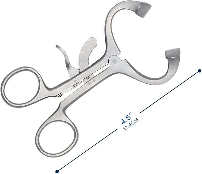 Molt Mouth Gag, Dental Surgical Stainless Steel, Orthodontic Instruments (Molt Mouth Gag 4.50")