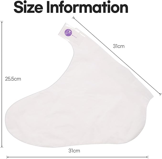 Epielle Moisturizing Foot Masks 6 Pairs, Deep Moisturizing Socks for Dry Feet & Cracked Heels, Relieve and Soften with Sunflower Seed Oil & Avocado Oil, Korean Skin Care, Spa Self Care Gifts for Women-StrideForce Fitness