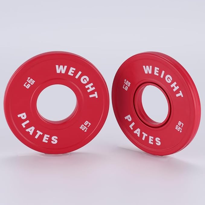 2 in Change Plates 1.25LB Pairs 2.5LB Pairs 5LB Pairs 10LB Pairs 17.5 LB 37.5 LB Set Fractional Weight Plates Set,Bumper plates for Gym Home,Rubber Coating & Steel-StrideForce Fitness