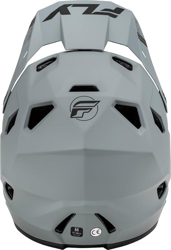 Fly Racing Rayce Full-Face Mountain Bike/BMX Helmet – ASTM F1952 DH Certified, CPSC 1203, CE EN1078, Poly-Alloy Shell, TFV Ventilation, Removable Liner-StrideForce Fitness