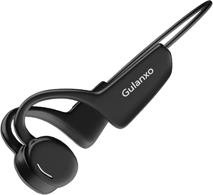 Open Ear Headphones, Open Wireless Earphones, 15HBluetooth Playback 5.3 Sports Earphones, Built-in Microphone, Suitable for Sports Running,Exercise (Deep Black)-StrideForce Fitness