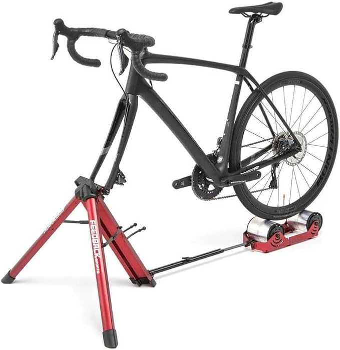 FEEDBACK SPORTS | Omnium Lightweight and Portable Bike Trainer | for 16” to 29” Wheels | Travel Bag Included-StrideForce Fitness