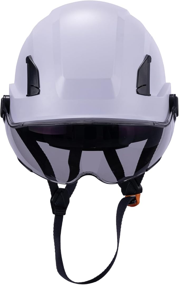 Land Helmets EcoPro Safety Helmet - ANSI/ISEA Z89.1-201 Type 1 Class C Vented - OSHA Approved - Lightweight Helmet with 6 Pt Suspension for Arborist, Industrial & Fall Protection-StrideForce Fitness