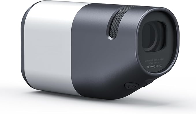 Deepfeel Golf Rangefinder with Slope, 1300Yards Laser Range Finder, 6X Magnification, 0.5s Flag Pole Locking Vibration, LCD Display, Vibration Angle Measurement, Golf Accessories for Men/Women(Gray)-StrideForce Fitness