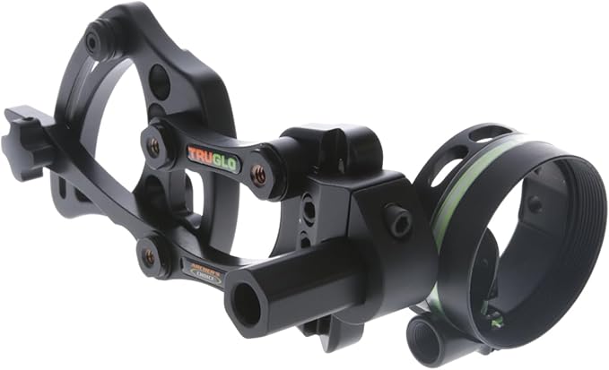TRUGLO Range Rover Single-Pin .019" Dia Right-Handed Archery Hunting Moving Black Bow Sight with Standard Adjustment - Light Not Included-StrideForce Fitness