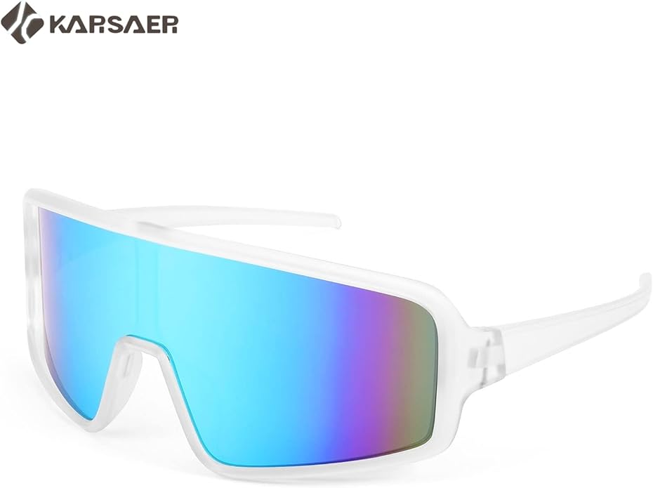 Karsaer Vision Sports Sunglasses Cycling Glasses Baseball Softball Sunglasses Unisex for Adult Youth Kids Boys Girls 8-16-StrideForce Fitness