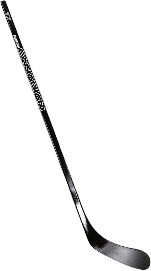 Canadian Phantom Custom 1-Piece Composite Hockey Stick - Senior | 80 Flex, P92 Curve | Black-StrideForce Fitness