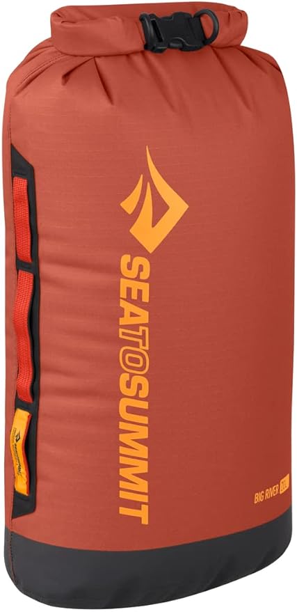 Sea to Summit Big River Dry Bag, Heavy-Duty Dry Storage, 20 Liter, Picante Red-StrideForce Fitness