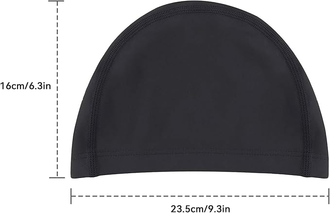 Swim Cap for Men Women Adult, High Stretch Fabric Swim Cap, Swimming Caps Non-Waterproof-StrideForce Fitness