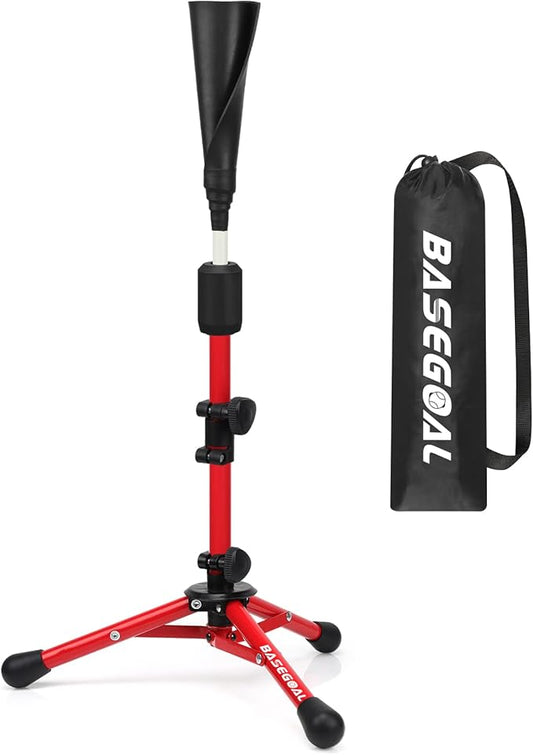 Baseball Tee for Kids,Batting Tee,Softball Tee,Youth Hitting Tee,Teeball Tee,Travel Tee,Easy Adjustable Height-StrideForce Fitness