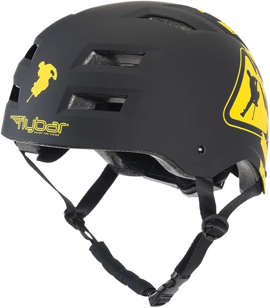 Flybar Bike Helmet- Multi Sport Dual Certified Adjustable Dial, Lightweight Skateboard Helmet, Roller Skating, Pogo, Electric Scooter, Snowboard, Boys and Girls Kids- Adults Helmets-StrideForce Fitness