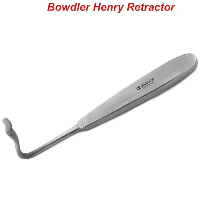 MEDSPO Professional Dental Cheek Lip Tongue Retractors | Examination Surgical Veterinary | Instruments Tools (Bowdler Henry Retractor)