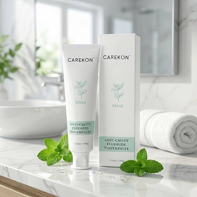 Fluoride Toothpaste with 5% Hydroxyapatite for Sensitive Teeth, Cavity Reversal, Enamel Remineralization, Gum Repair, Travel Size, SLS Free, Mint Flavor, 1 x 3.52oz