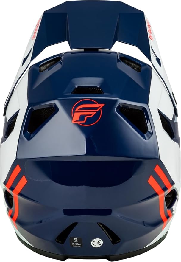 Fly Racing Rayce Full-Face Mountain Bike/BMX Helmet – ASTM F1952 DH Certified, CPSC 1203, CE EN1078, Poly-Alloy Shell, TFV Ventilation, Removable Liner-StrideForce Fitness