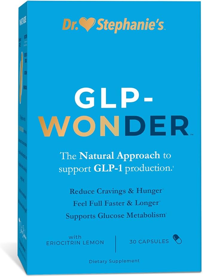 Dr. Stephanie's GLP-Wonder Natural GLP-1 Boosting Supplement - Control Hunger & Appetite, Fight Cravings - Side-Effect Free Support-StrideForce Fitness