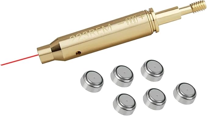 GOTICAL Archery Crossbow Bow Arrow Red Laser Sighting Tool Boresighter Bore Sight-StrideForce Fitness