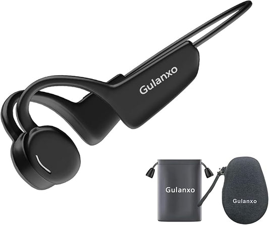 Open Ear Headphones, Open Wireless Earphones, 15HBluetooth Playback 5.3 Sports Earphones, Built-in Microphone, Suitable for Sports Running,Exercise (Black)-StrideForce Fitness