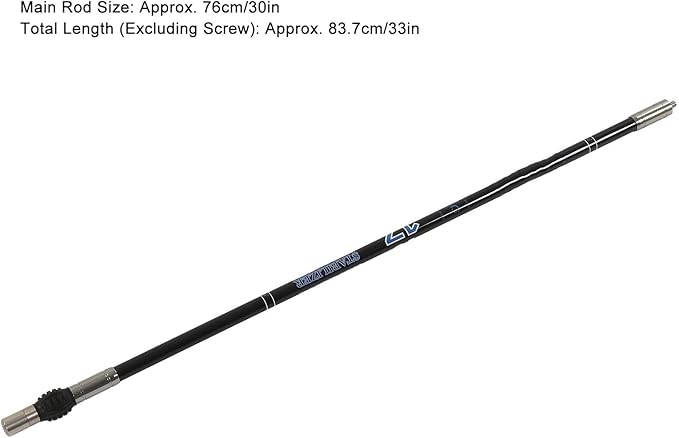 Topyond 30in Archery Bow Stabilizer, Carbon Fiber Stabilizer for Compound Bow, Vibration and Noise Absorption Damping Shock Absorber for Enhanced Balance in Outdoor Competitions-StrideForce Fitness