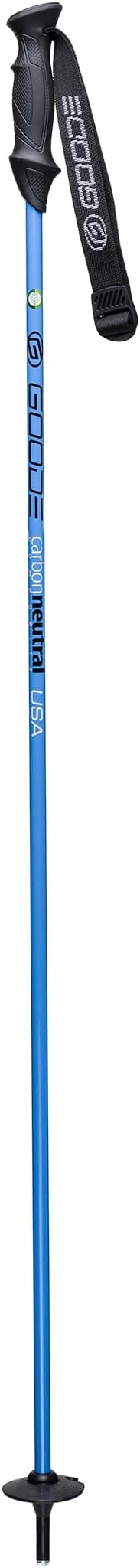 GOODE Carbon Neutral Ski Poles – Ultra-Lightweight & Durable Eco-Friendly Composite – High-Performance Shock Absorbing Downhill Ski Poles for Men & Women - Pair-StrideForce Fitness