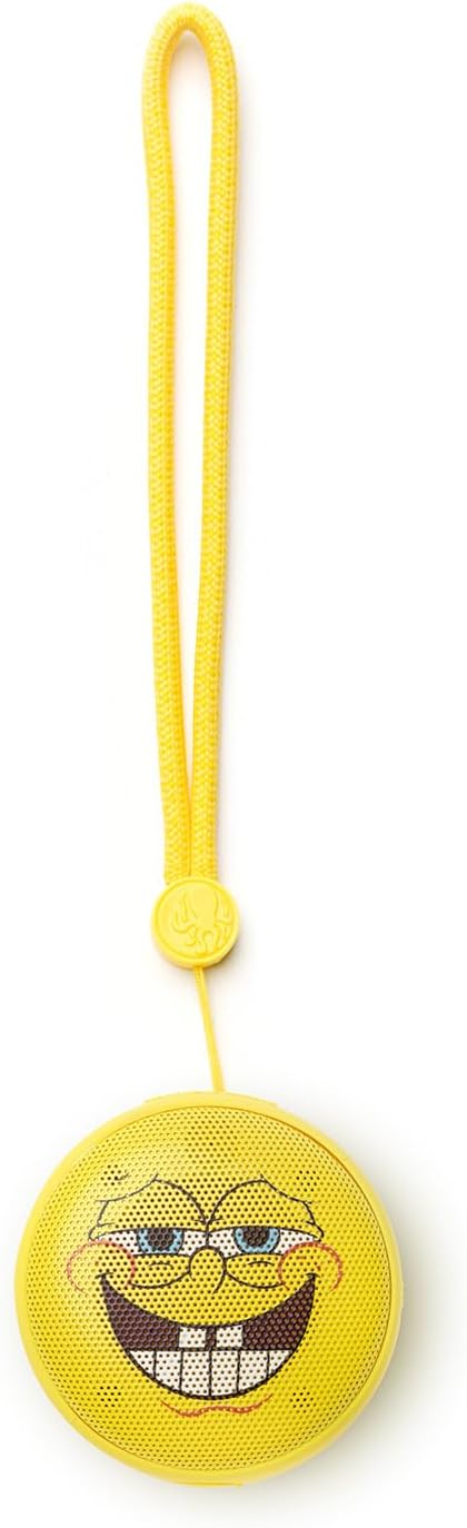 Speaqua Cruiser Spongebob Grin, Waterproof Bluetooth Speaker, Small Portable Speaker, Beach Accessory, Portable Outdoor-StrideForce Fitness